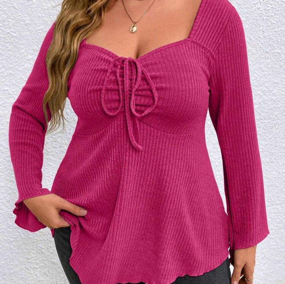 Bundle of two gently used plus size tops.